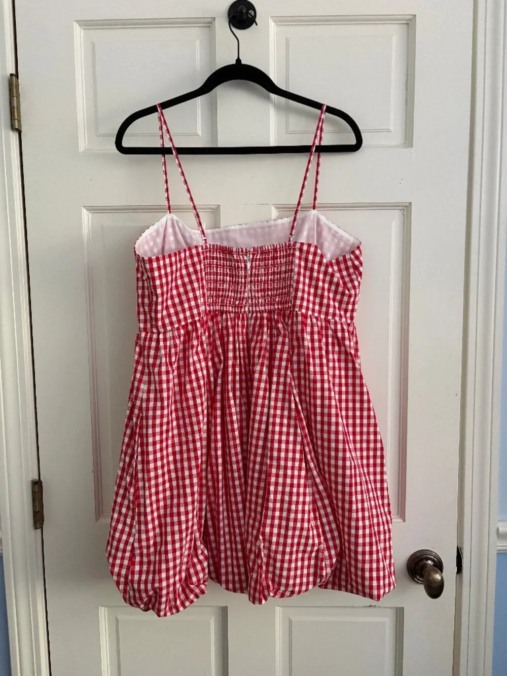 Babydoll Gingham Dress NWT - Picture 2 of 4